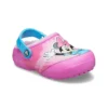 Fun Lab Disney Minnie Lined Saboți „Pink Blue”