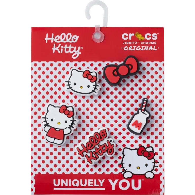 Hello Kitty, set de 5 brelocuri Jibbitz™ Hello Kitty, set de 5 brelocuri Jibbitz™