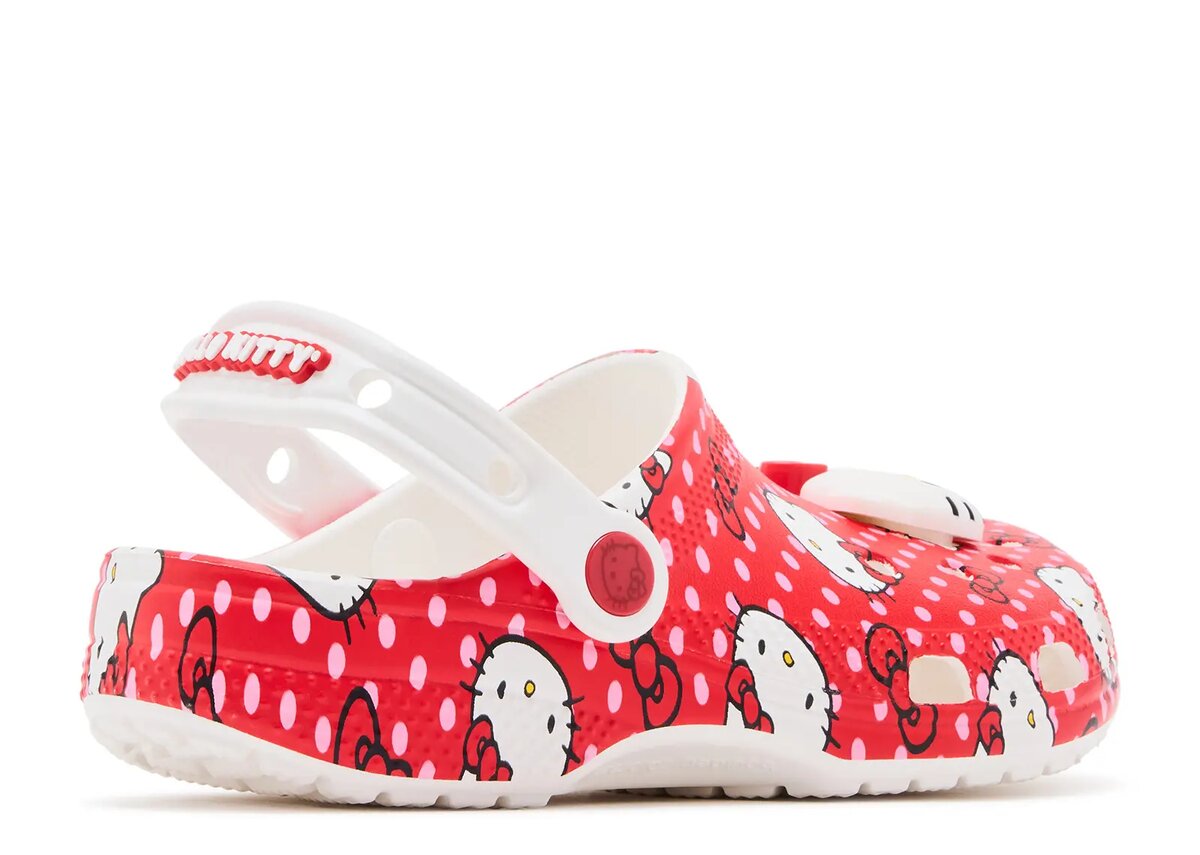 Hello Kitty x Classic Clog pentru copii „Red Polka Dots” Hello Kitty x Classic Clog pentru copii „Red Polka Dots”