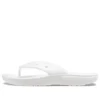 Șlapi casual clasici Crocs Classic Flip, unisex, albi