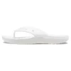Șlapi casual clasici Crocs Classic Flip, unisex, albi