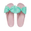 Șlapi clasici cu platformă și fundă „Pink Teal”