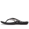 Șlapi cu imprimeu Kadee 2 „Floral Black”