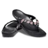 Șlapi cu imprimeu Kadee 2 „Floral Black”