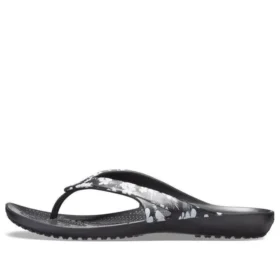 Șlapi de sezon Kadee II „Tropical Floral Black” Șlapi de sezon Kadee II „Tropical Floral Black”