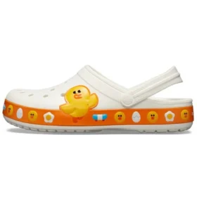 Linia Classic Clog Friends Beach „Alb-Galben”