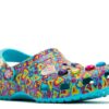 Lisa Frank x Classic Clog pentru copii „Digital Aqua Multi Hearts” Lisa Frank x Classic Clog pentru copii „Digital Aqua Multi Hearts”