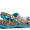 Lisa Frank x Classic Clog pentru copii „Digital Aqua Multi Hearts” Lisa Frank x Classic Clog pentru copii „Digital Aqua Multi Hearts”