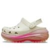 Mega Crush Color Dip Clog „Alb-roz”