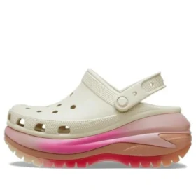 Mega Crush Color Dip Clog „Alb-roz”