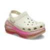 Mega Crush Color Dip Clog „Alb-roz”