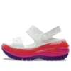 Mega Crush Sandal „Alb Roșu Violet”