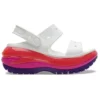 Mega Crush Sandal „Alb Roșu Violet”