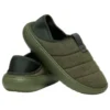 Mocasini clasici din piele vegană „Army Green”