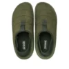 Mocasini clasici din piele vegană „Army Green”