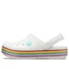Încălțăminte Crocband Rainbow „Alb multicolor”