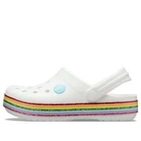 Încălțăminte Crocband Rainbow „Alb multicolor”
