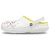 NEVERXCrocs Classic Cozy Stay Warm Crocs Papuci de casă unisex multicolor