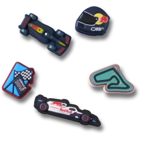 Oracle Red Bull Racing Crocs – Pachet de 5 brelocuri Jibbitz pentru încălțăminte