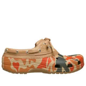 Pantofi boat Classic Duck Camo „Tan Shocking Orange” Pantofi boat Classic Duck Camo „Tan Shocking Orange”