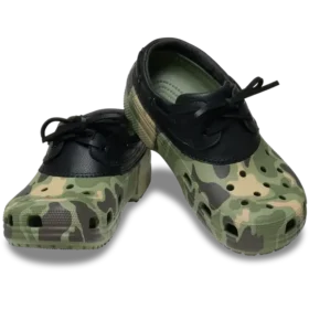 Pantofi clasici de barcă cu imprimeu camuflaj Duck