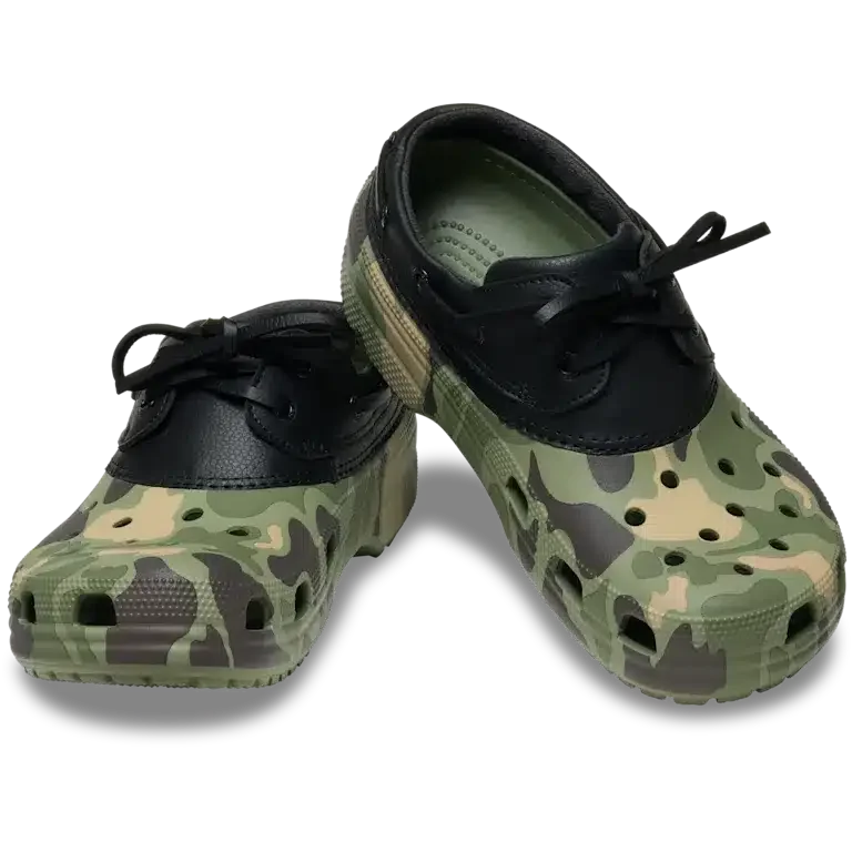 Pantofi clasici de barcă cu imprimeu camuflaj Duck Pantofi clasici de barcă cu imprimeu camuflaj Duck