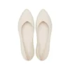 Pantofi fără toc Brooklyn „Cream White”