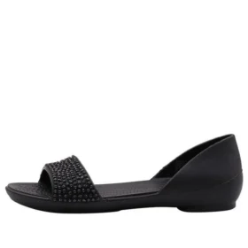 Pantofi fără toc Lina Embellished D’Orsay „negru”