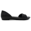 Pantofi fără toc Lina Embellished D’Orsay „negru”