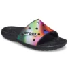 Papuci de casă casual unisex multicolori, negri