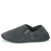 Papuci de casă clasici cu talpă moale, unisex, negri