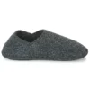 Papuci de casă clasici cu talpă moale, unisex, negri