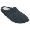 Papuci de casă clasici, unisex, albastru marin