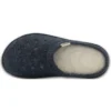 Papuci de casă clasici, unisex, albastru marin
