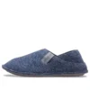 Papuci de casă clasici unisex cu talpă moale, de culoare albastră