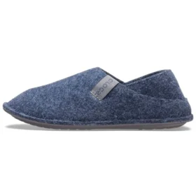 Papuci de casă clasici unisex cu talpă moale, de culoare albastră