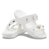 Papuci de casă de exterior cu talpă moale, confortabili, cu pantofi fără toc, albi