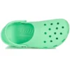 Papuci de casă sport clasici cu talpă plată pentru exterior, de culoare verde
