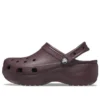 Platform Clog clasic „Dark Cherry”