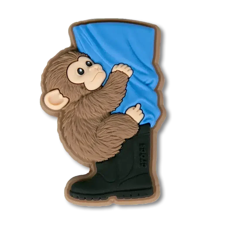 Punch the Monkey & Zookeeper Jibbitz – brelocuri pentru încălțăminte Punch the Monkey & Zookeeper Jibbitz – brelocuri pentru încălțăminte