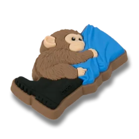 Punch the Monkey & Zookeeper Jibbitz – brelocuri pentru încălțăminte