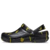 Saboți Bistro Graphic „Black Yellow”