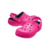 Saboți căptușiți Ralen „Candy Pink Black”