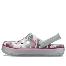 Saboți Crocband Graphic III „Grey Pink”