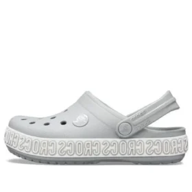 Saboți Crocband Logo Mania „Gri Argintiu”