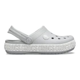 Saboți Crocband Logo Mania „Gri Argintiu”