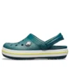Saboți Crocband „Verde Alb”