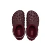 Saboți geometrici căptușiți „Dark Cherry”