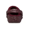 Saboți geometrici căptușiți „Dark Cherry”