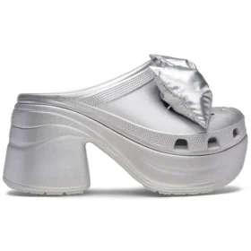 Saboți Siren Metallic Bow „Silver”